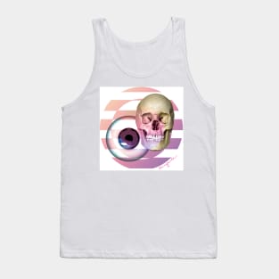 Eyeball Skull Tank Top